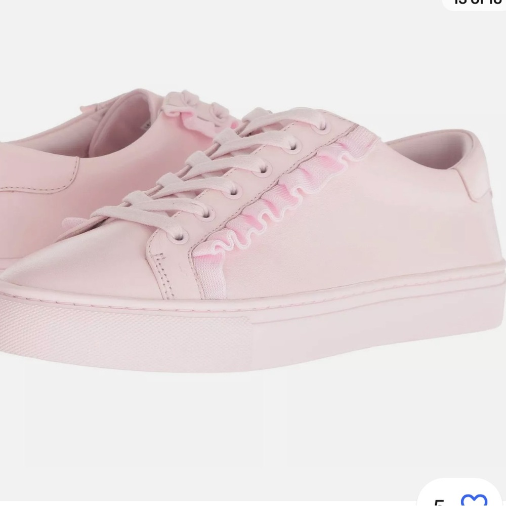 TORY BURCH SPORT light pink leather tennis shoes!